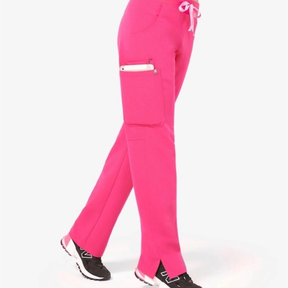FIGS limited edition HOT PINK Kade Scrub Pants Medium